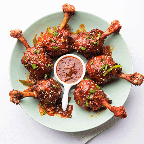 Ajwain Flavoured Chicken Lollipop