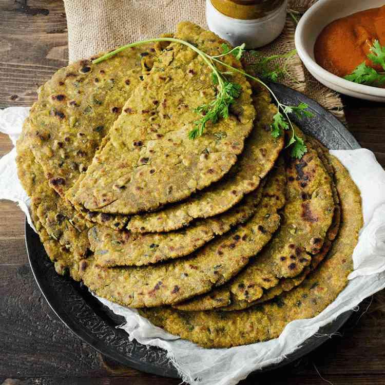 Bajra Cauliflower Roti