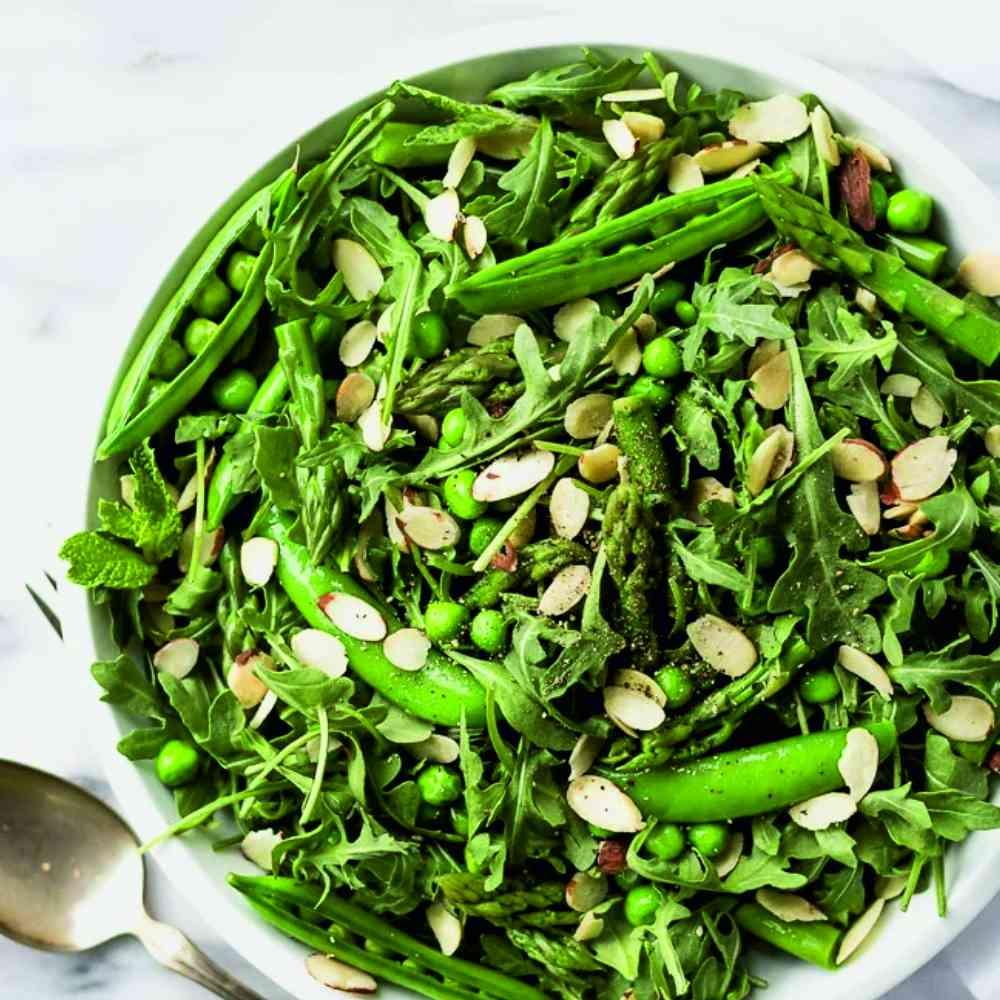 Green Pea & Almond Salad