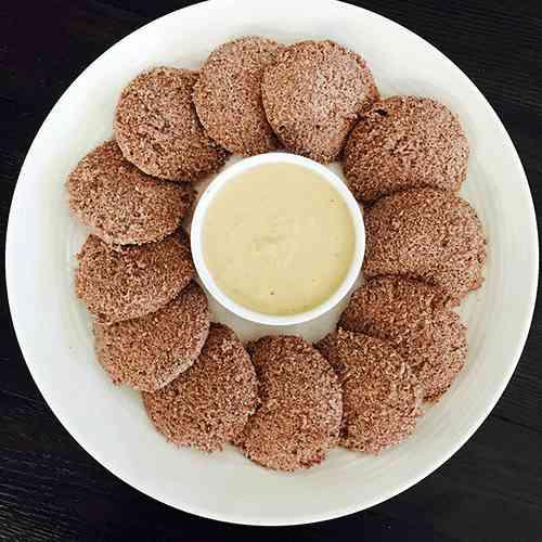 Ragi and Moong Dal Idli