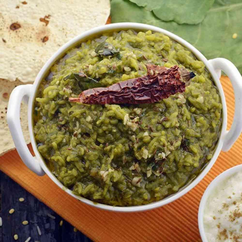 Spinach Khichdi