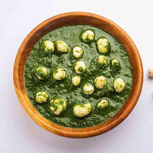 Spinach Makhana