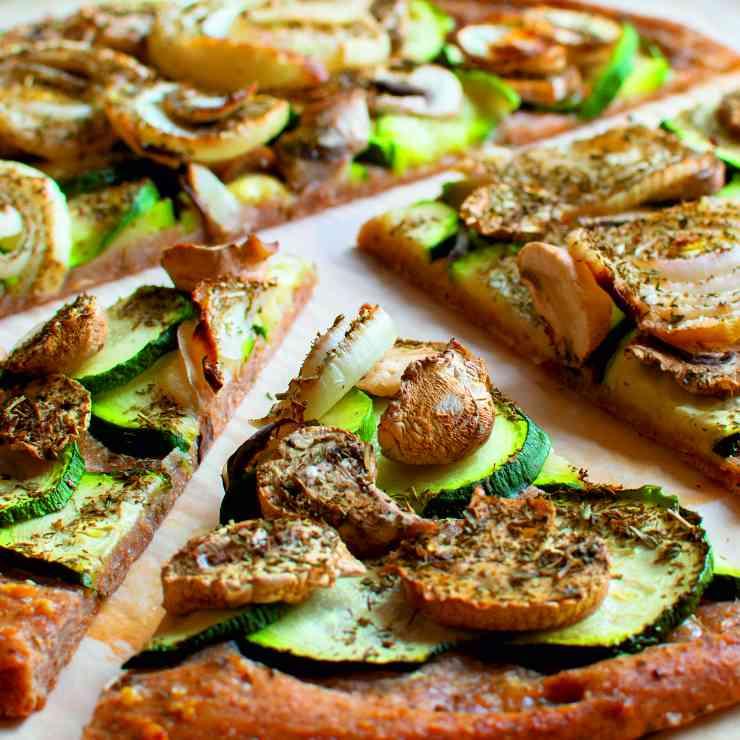 Whole Wheat Veggie Pizza