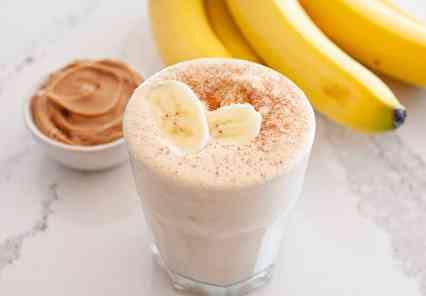 Banana Peanut Milkshake