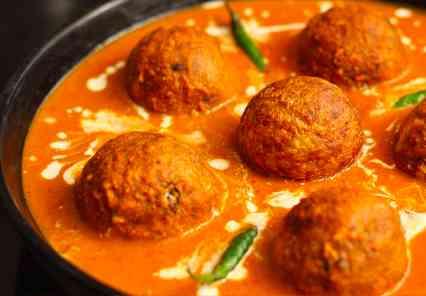 Green Banana Kofta Curry