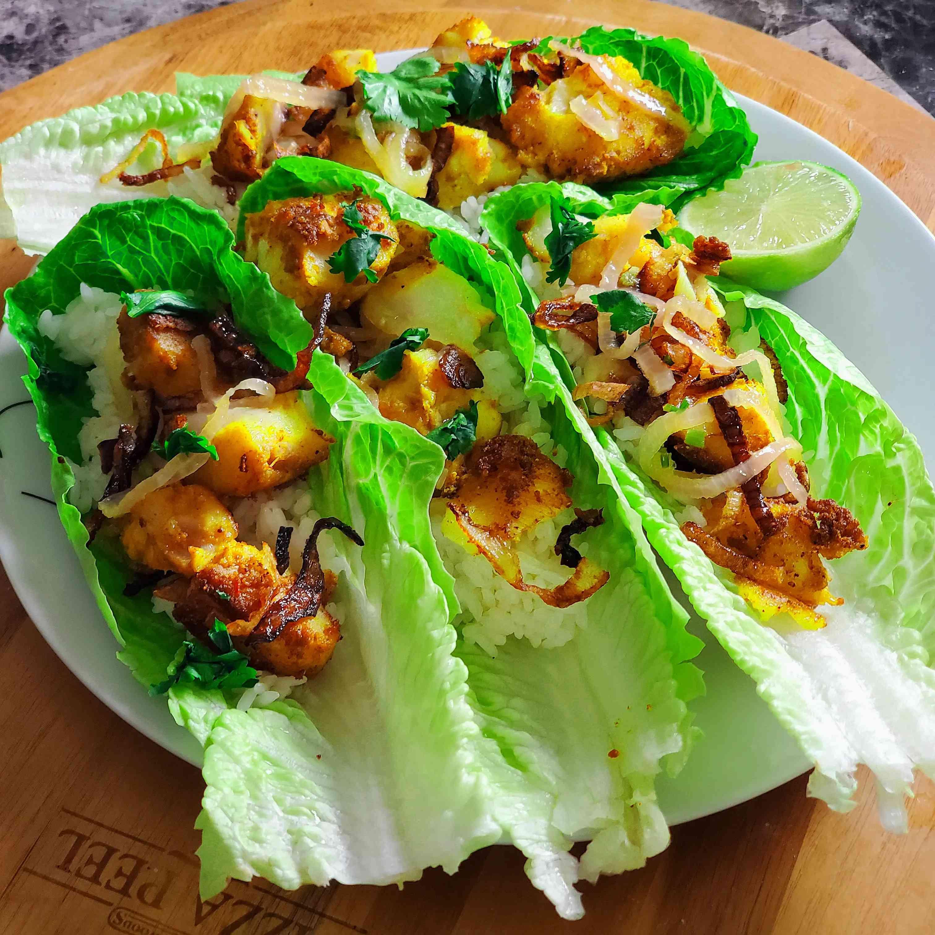 Fish Lettuce Wraps