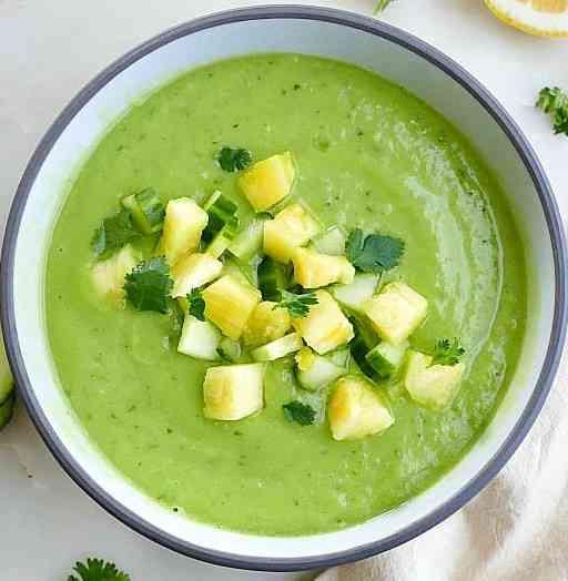 Cucumber Avocado Cold Soup