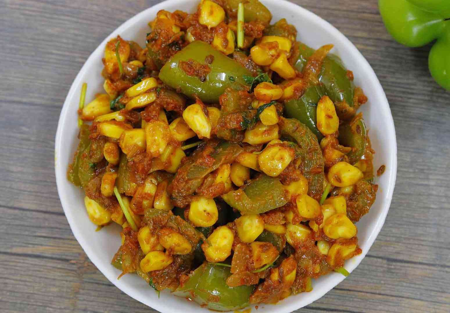 Corn Capsicum Masala