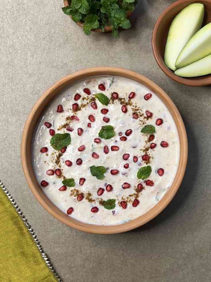 Mango Pomegranate Raita